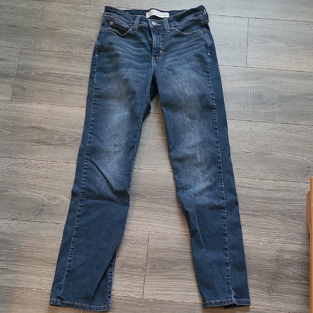 Levi's Blue Totally Shaping Straight Leg Jeans